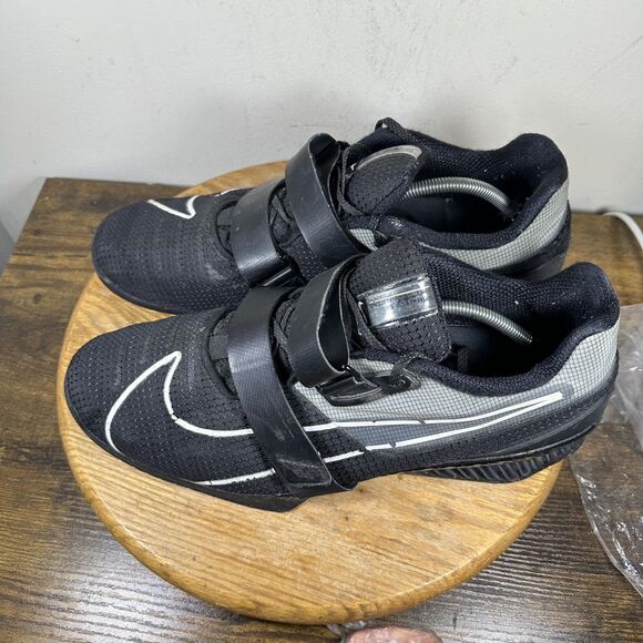 Nike Romaleos 4 Weightlifting Shoes Mens Size 15 Black White Training CD3463-010 - Picture 3 of 9